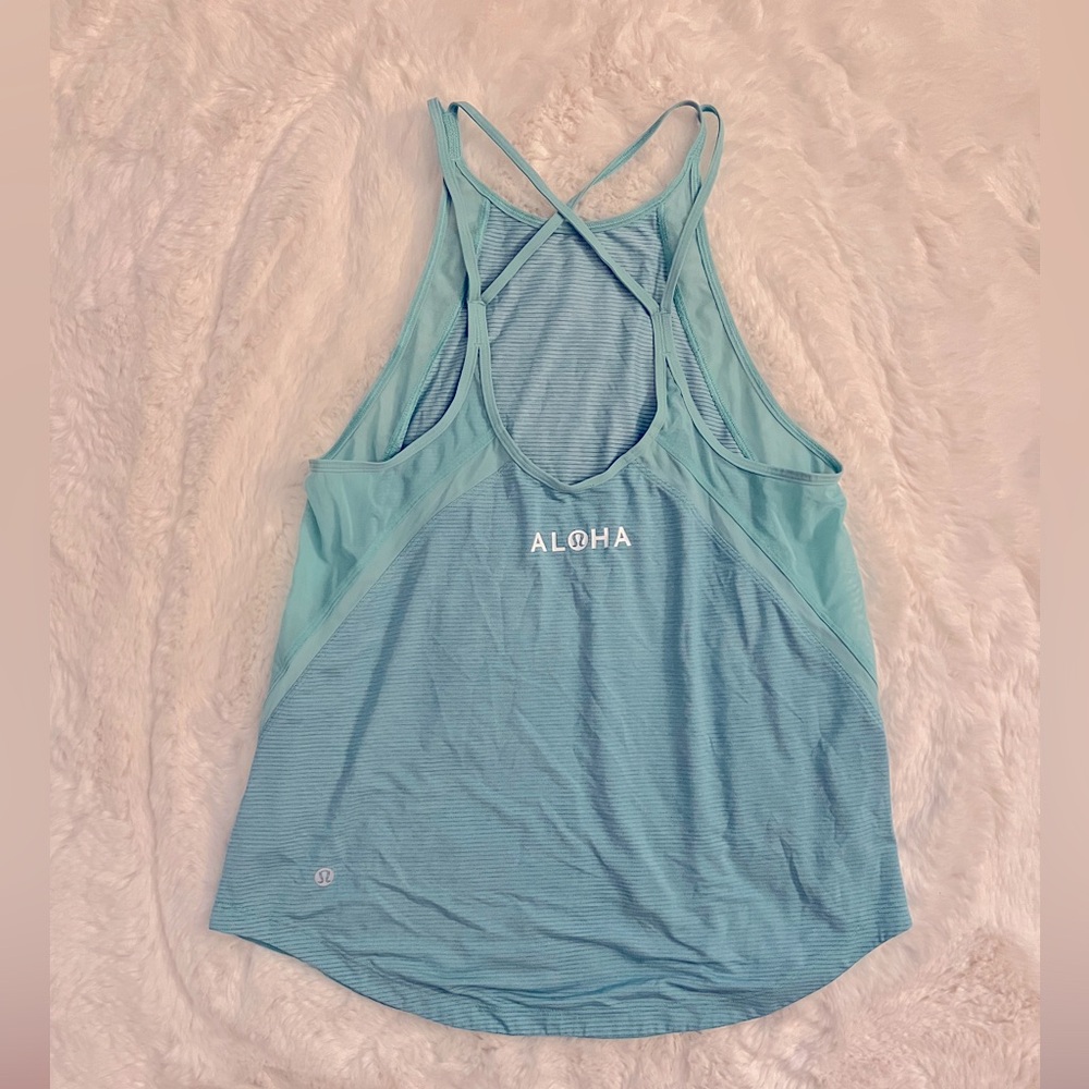 Lululemon ALOHA Hawaii Run Off Route Racerback Straps, Size 6